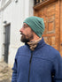 Men's Merino Wool Jacket - Indigo